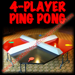 4-player ping pong or regular ping pong table