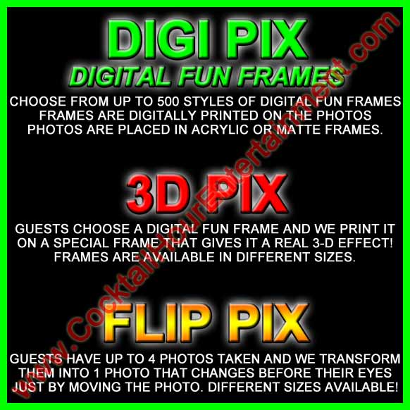 digi pix, 3d pix, and flip pix packages