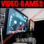 video games button