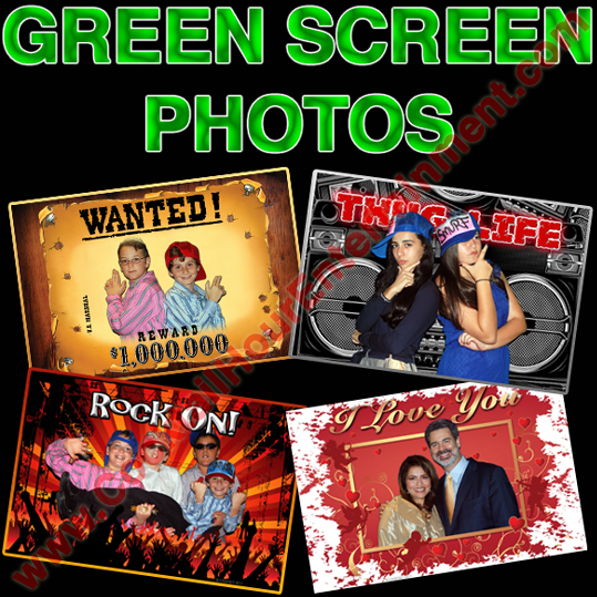 digital green screen photo package