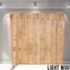 Light Wood Photo Backdrop for Photo Booth Rental