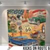 Route 66 Backdrop for Photo Booth Rental