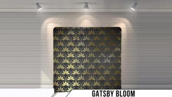 Gatsby Bloom Photo Backdrop for Photo Booth Rental