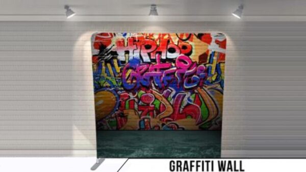 Graffiti Wall Backdrop for Photo Booth Rental