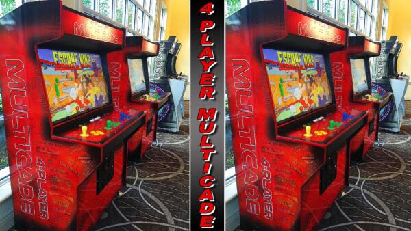4-Player Multicade Classic Arcade Games