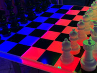 LED Chess party rental game table button