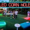 LED Corn hole party rental game