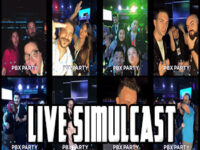 Live simulcast for photo booth