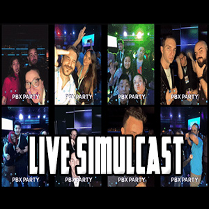 Live simulcast for photo booth