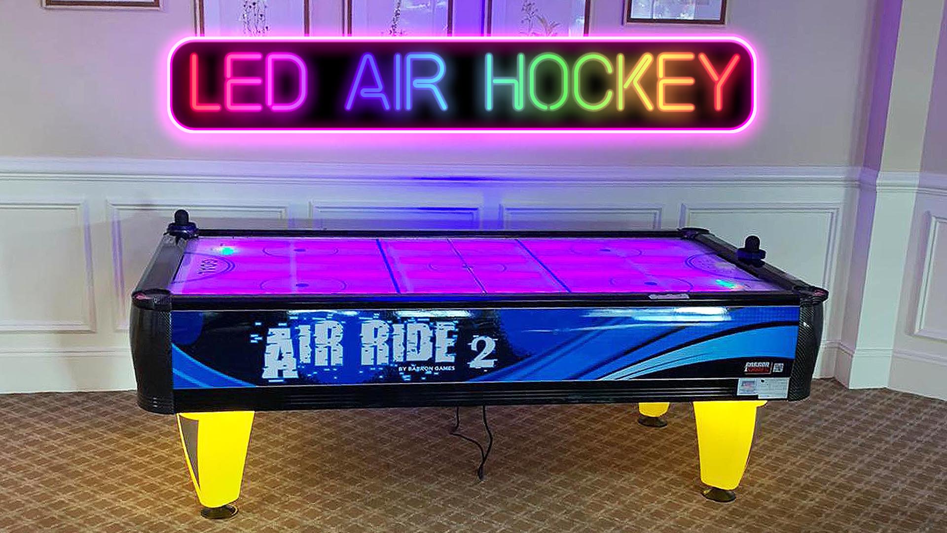 Air Hockey Arcade Machine - COCKTAIL HOUR ENTERTAINMENT