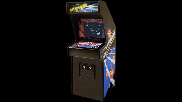 Asteroids classic 80s arcade game rental