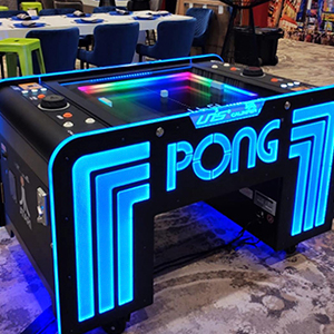 Atari Pong LED Arcade game party rental