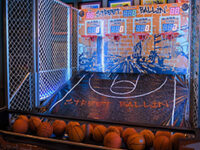 Straight Ballin four player arcade basketball game party rental
