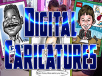 digital caricatures party entertainment