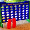 Giant Connect Four party rental game