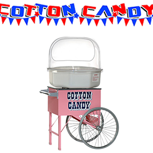 cotton candy machine and cart fun food