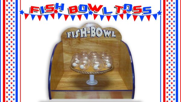 fish bowl toss carnival game rental
