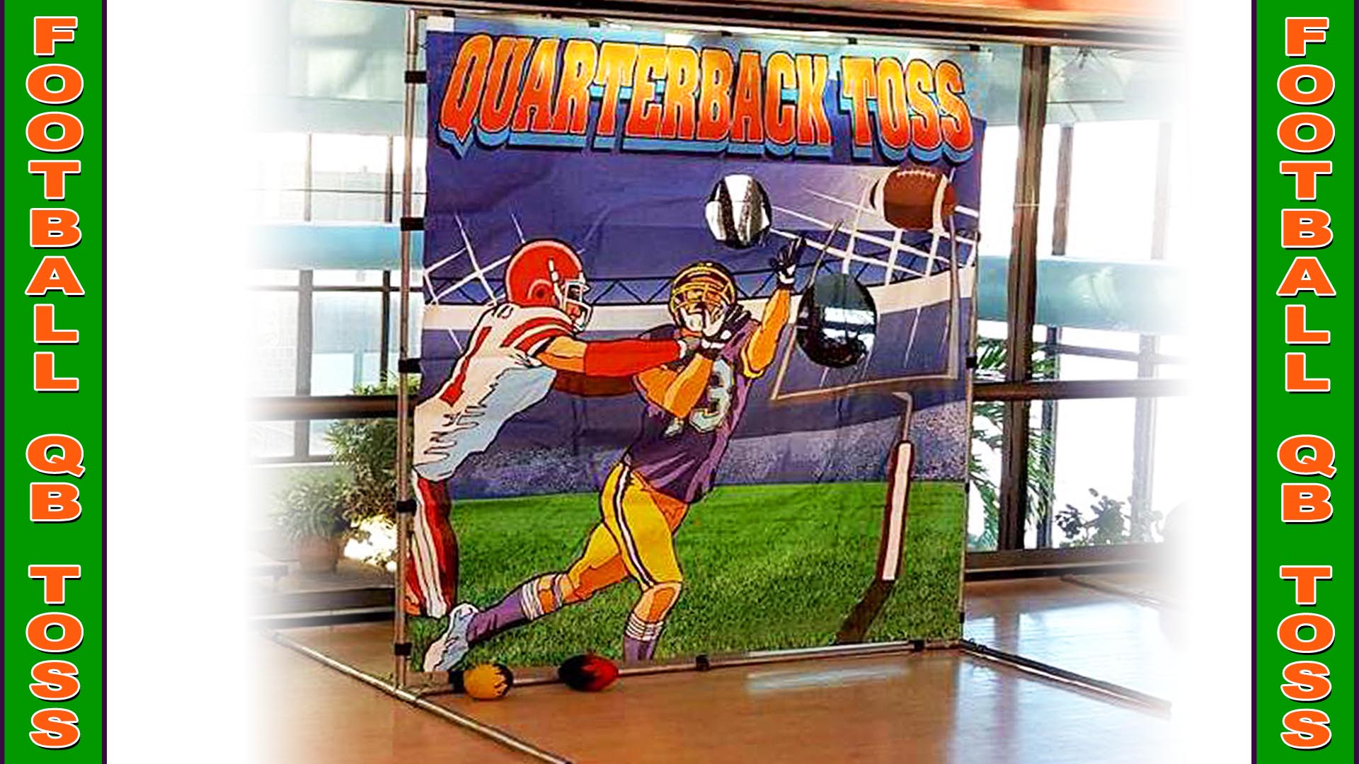 Football QB Toss Game - COCKTAIL HOUR ENTERTAINMENT