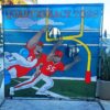 Quarterback Toss Football Banner party game rental