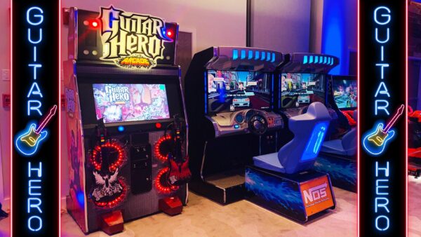 Guitar Hero Arcade Game Party Rental
