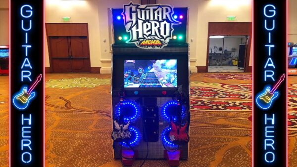 Guitar Hero Arcade Game Party Rental