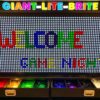 Giant Lite brite Light bright game party rental