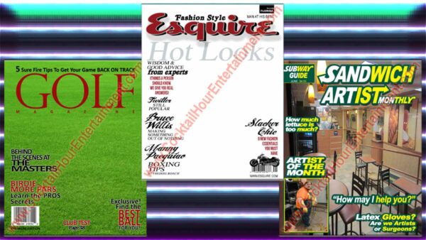 magazine cover samples