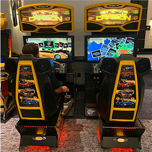 Sitdown Racing Driving Arcade Game Button