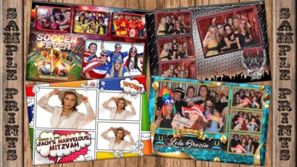 4x6 Photo Design Samples for Photo Booths