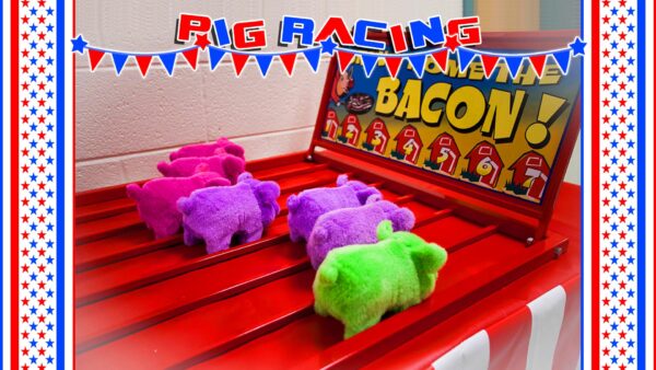 pig racing carnival game rental