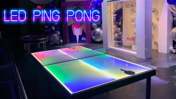 LED Ping Pong Table - Xtreme Entertainment