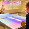 LED ping pong table game rental