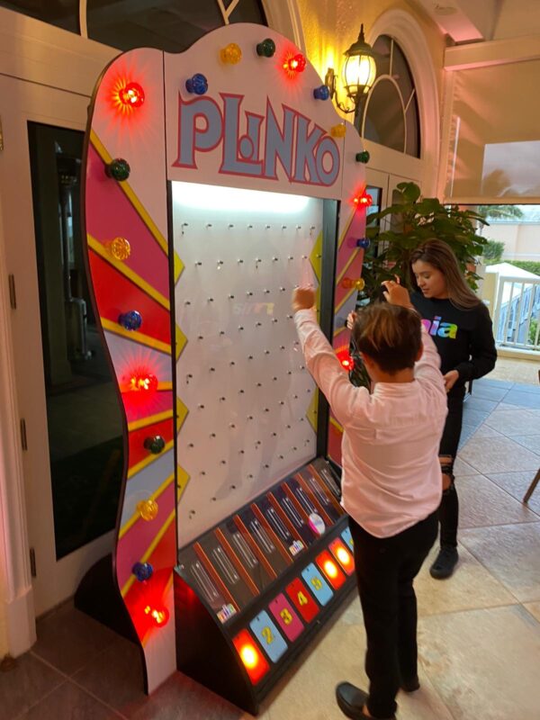 Giant Plinko game party rental