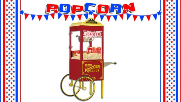 popcorn machine warmer deluxe cart fun food