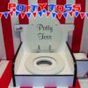 potty toss carnival game rental