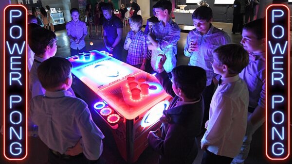Power Pong Arcade Beer Pong Ping Pong Toss Game Rental