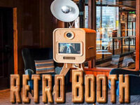 Retro Photo Booth, Wood Photo Booth