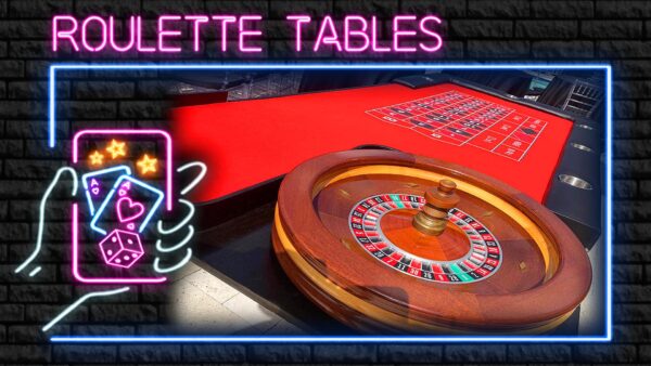 Roulette casino table rentals with dealers