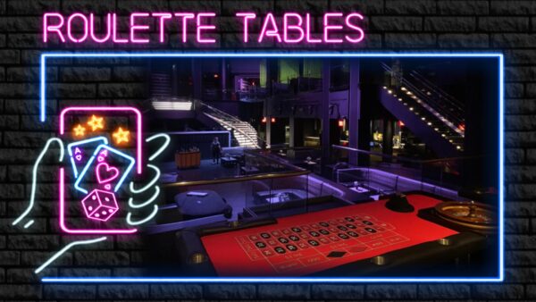 Roulette casino table rentals with dealers