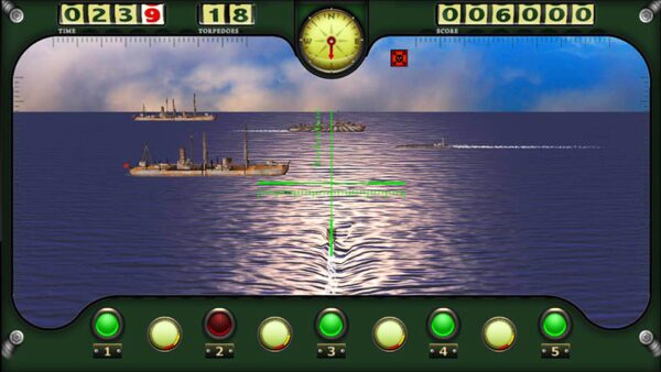 Sea Wolf Submarine Shooting Arcade Game