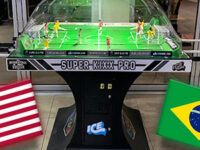 Super Kixx Bubble Dome Soccer Arcade Game Rental Button