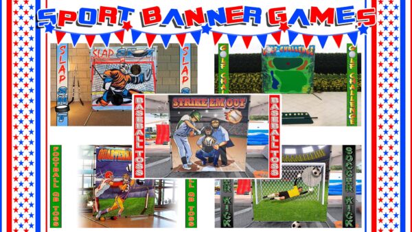 Sport Banners party game rental