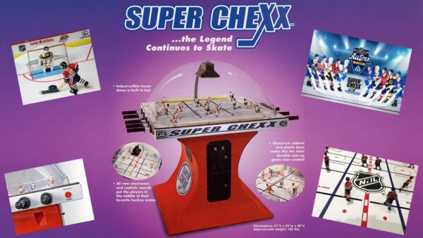 Super Chexx Bubble Dome Hockey Arcade Game Rental