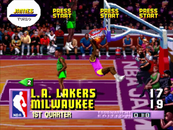 NBA JAM Arcade Game Screenshot