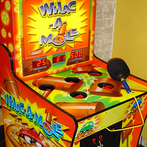 Whac A Mole Arcade Carnival Game Rental Button