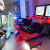 branded snocross racing driving arcade game