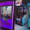 branded LED claw machine and basketball pro game