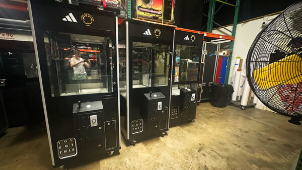 claw machine sports arcade game rental