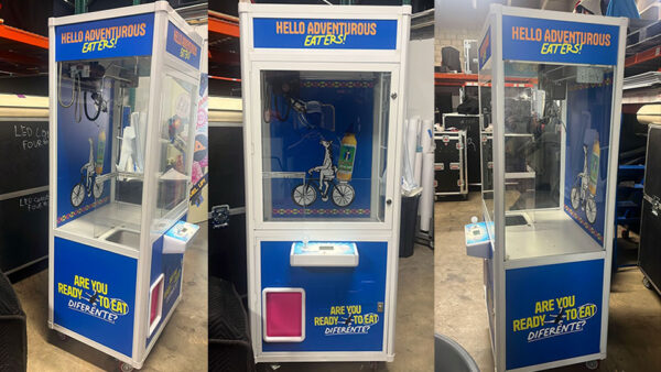 claw machine sports arcade game rental