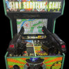 Shooting arcade game rental button